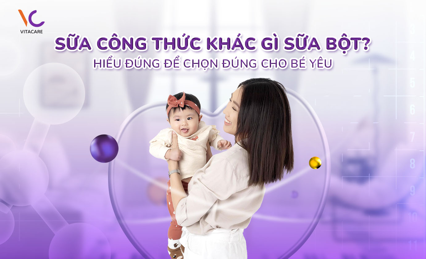 Sữa công thức và sữa bột khác nhau thế nào?