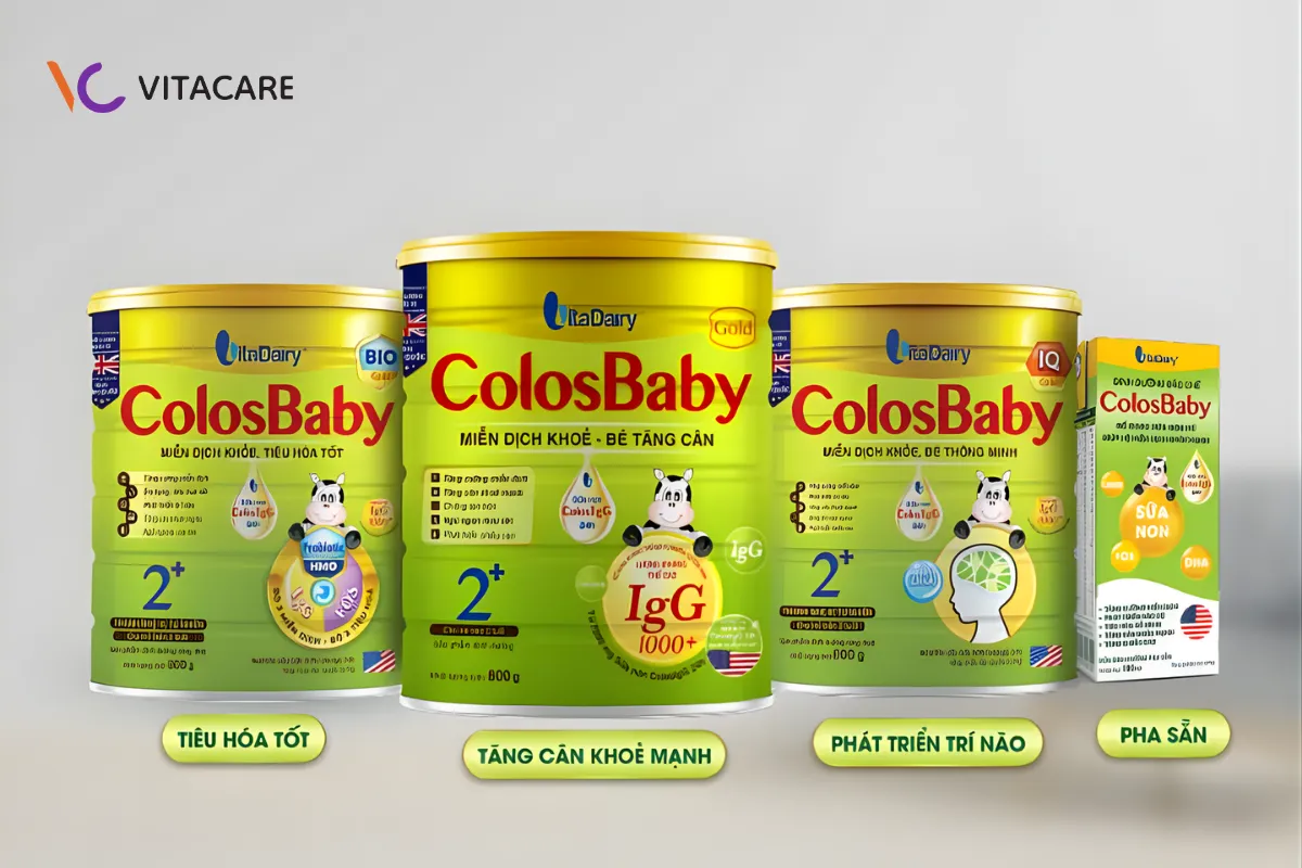 Colosbaby nổi bật với thành phần sữa non ColosIgG 24h Colosbaby nổi bật với thành phần sữa non ColosIgG 24h