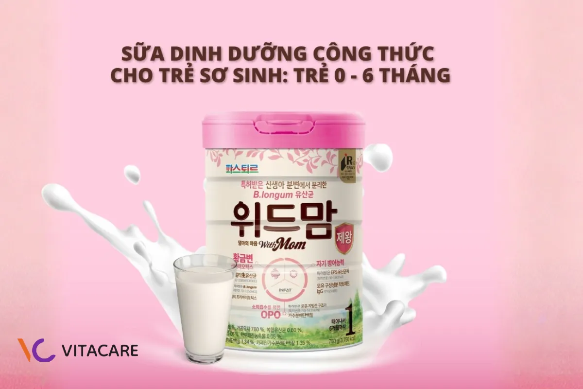 Sữa Dê With Mom số 1 với đạm sữa dê dễ hấp thu Sữa Dê With Mom số 1 với đạm sữa dê dễ hấp thu