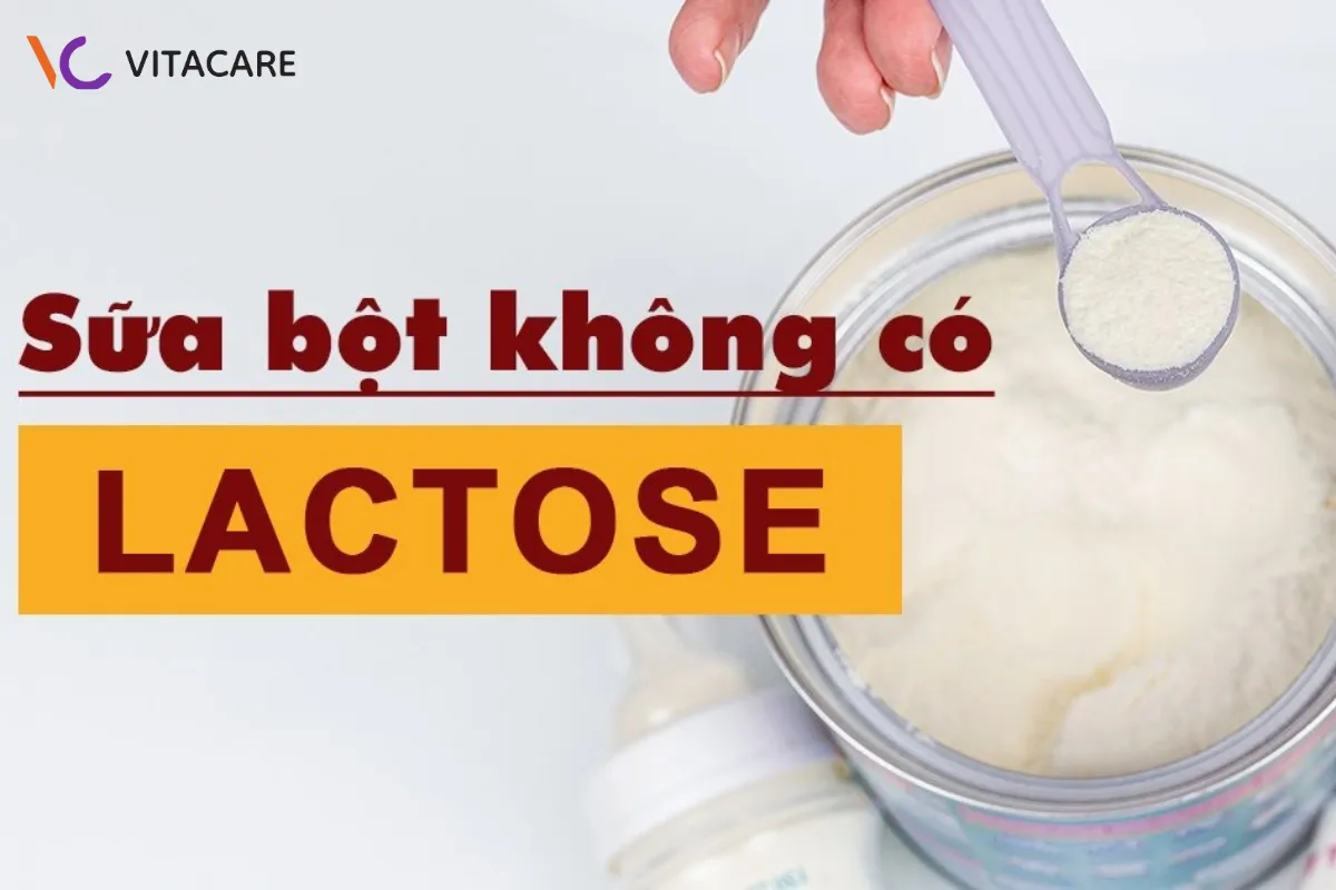 Sữa công thức không chứa lactose