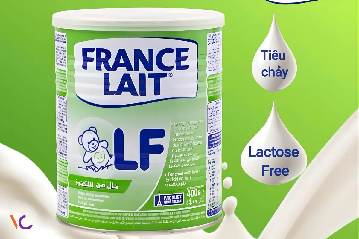 Sữa France Lait LF cho bé bất dung nạp lactose Sữa France Lait LF cho bé bất dung nạp lactose