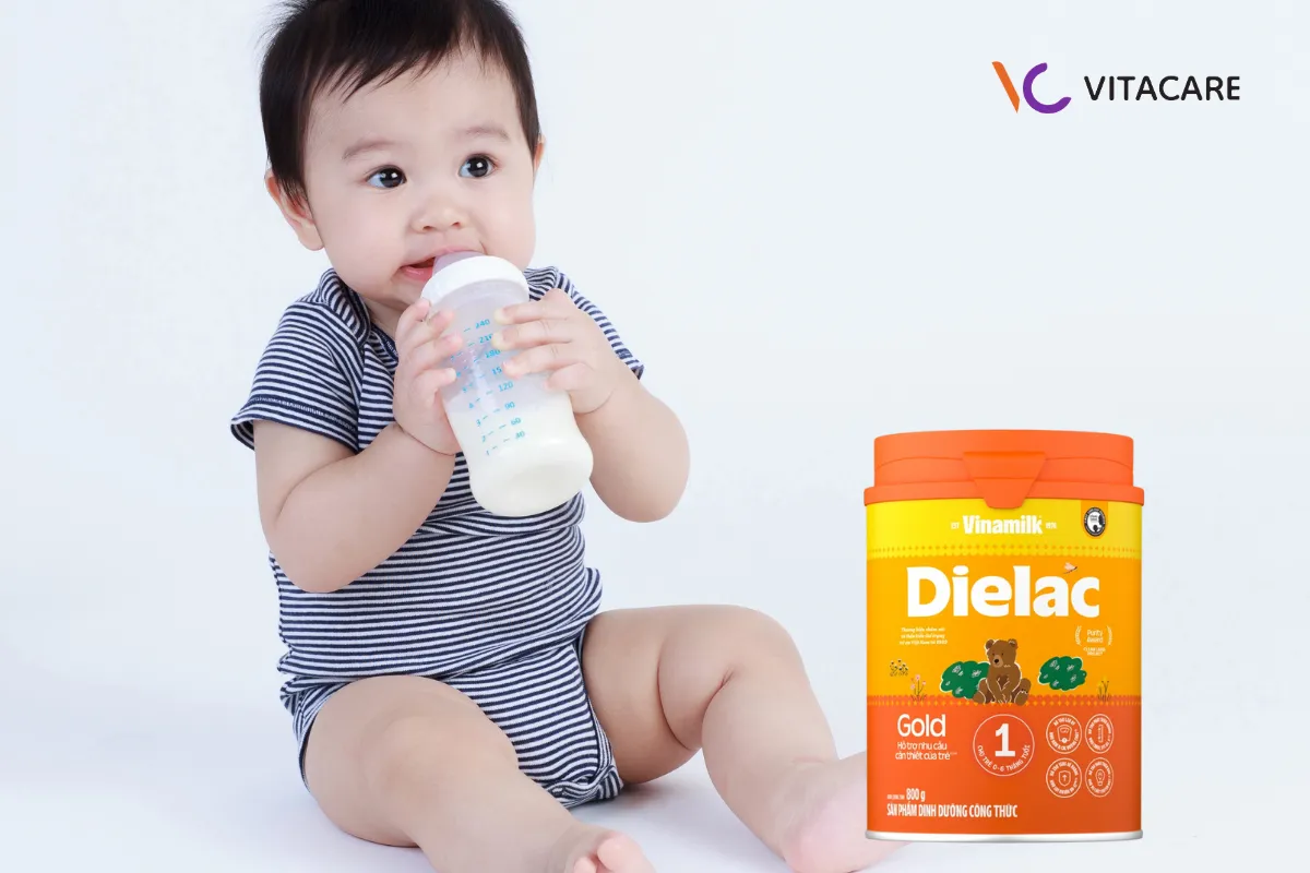 Sữa mát Dielac Alpha Gold IQ số 1 dễ uống, nhẹ bụng Sữa mát Dielac Alpha Gold IQ số 1 dễ uống, nhẹ bụng