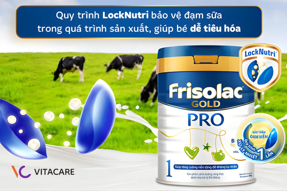 Friso Gold Pro Số 1 hỗ trợ tăng đề kháng và tiêu hóa khỏe Friso Gold Pro Số 1 hỗ trợ tăng đề kháng và tiêu hóa khỏe