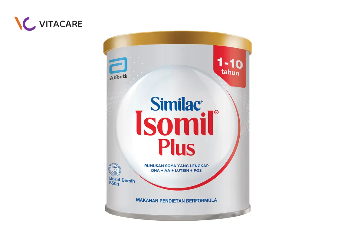 Similac Isomil được đặc chế từ đạm đậu nành tinh khiết, không chứa lactose, dành cho trẻ từ 0–12 tháng tuổi Similac Isomil được đặc chế từ đạm đậu nành tinh khiết, không chứa lactose, dành cho trẻ từ 0–12 tháng tuổi