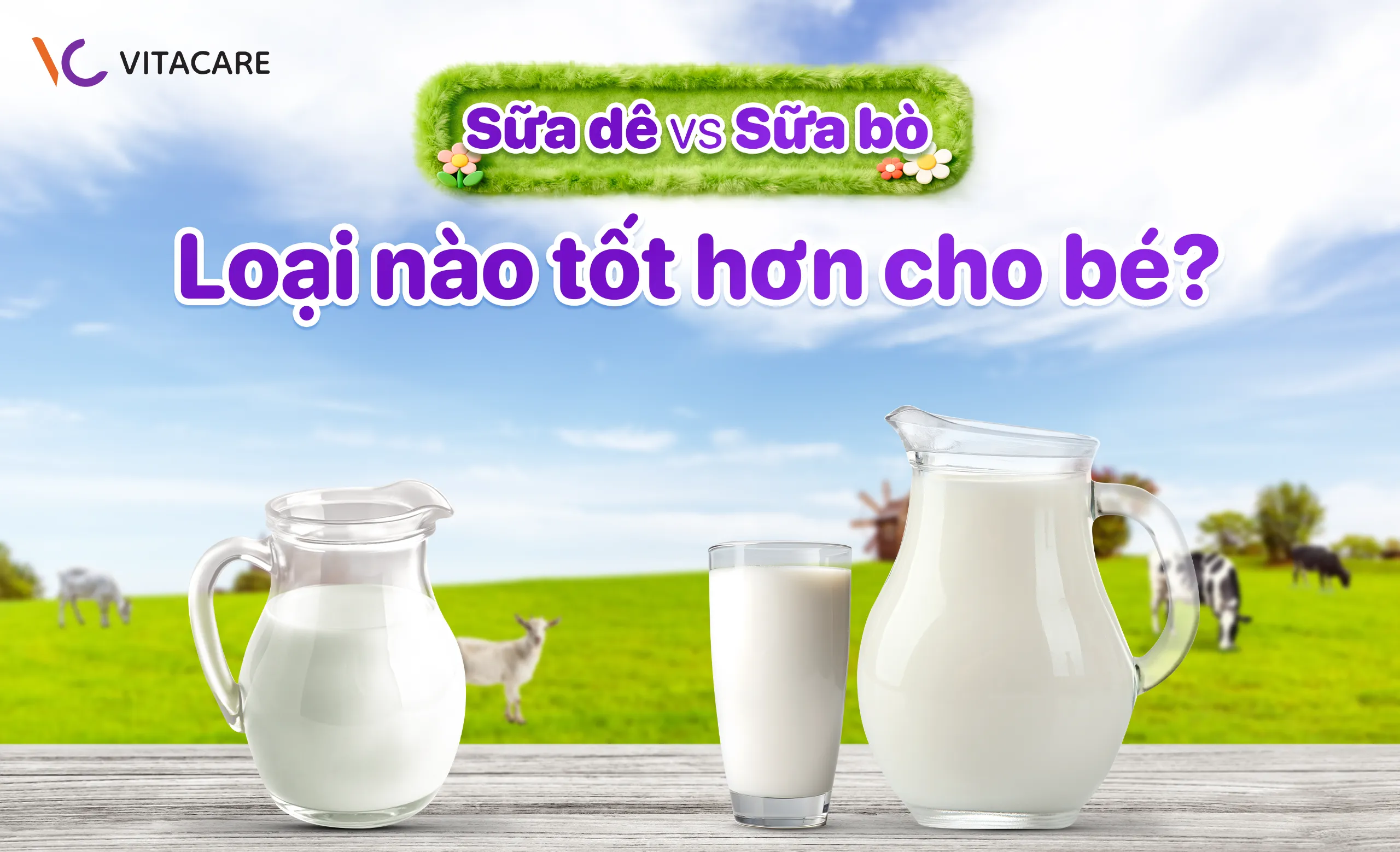 Sữa dê hay sữa bò tốt hơn