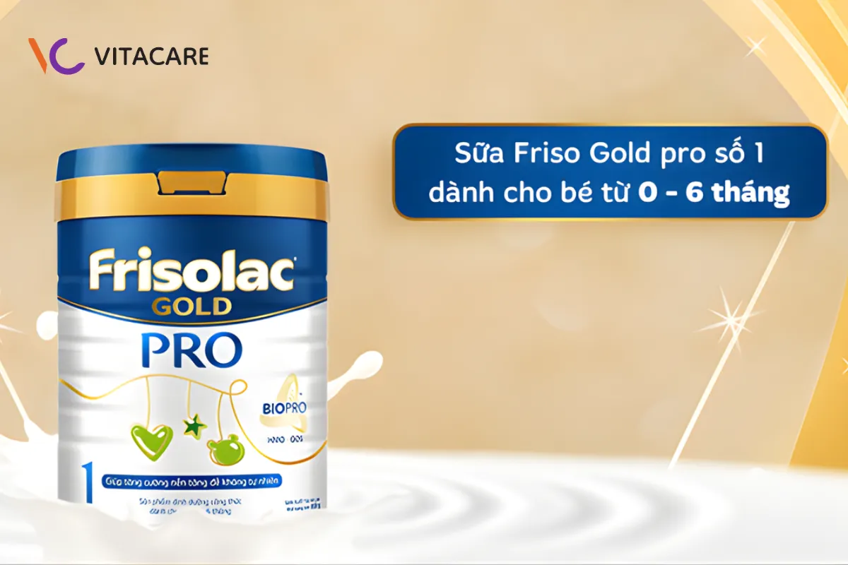 Sữa nhập khẩu nguyên lon Friso Gold Pro số 1 Sữa nhập khẩu nguyên lon Friso Gold Pro số 1
