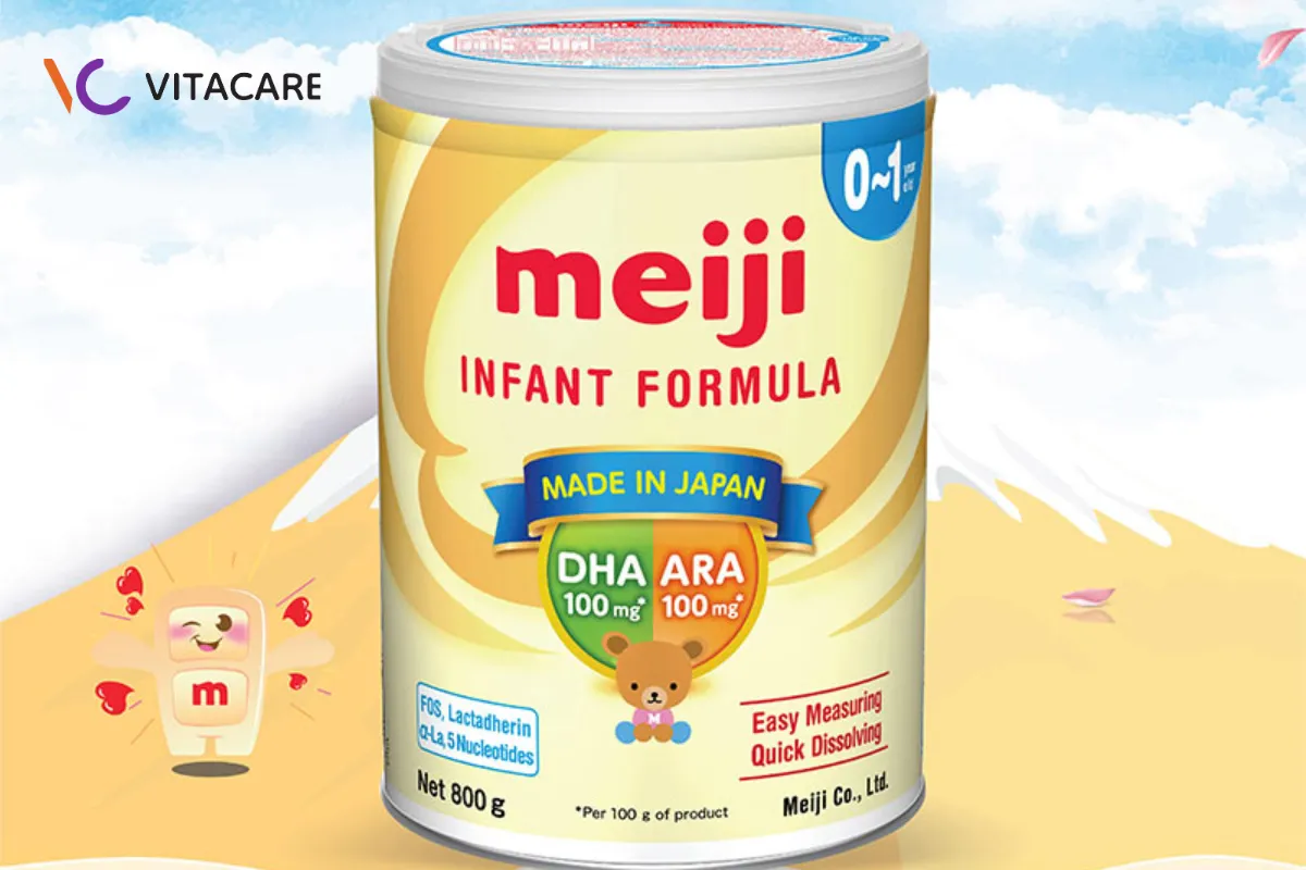Sữa nhập khẩu Meiji Infant Formula số 0 dịu nhẹ cho trẻ sơ sinh Sữa nhập khẩu Meiji Infant Formula số 0 dịu nhẹ cho trẻ sơ sinh