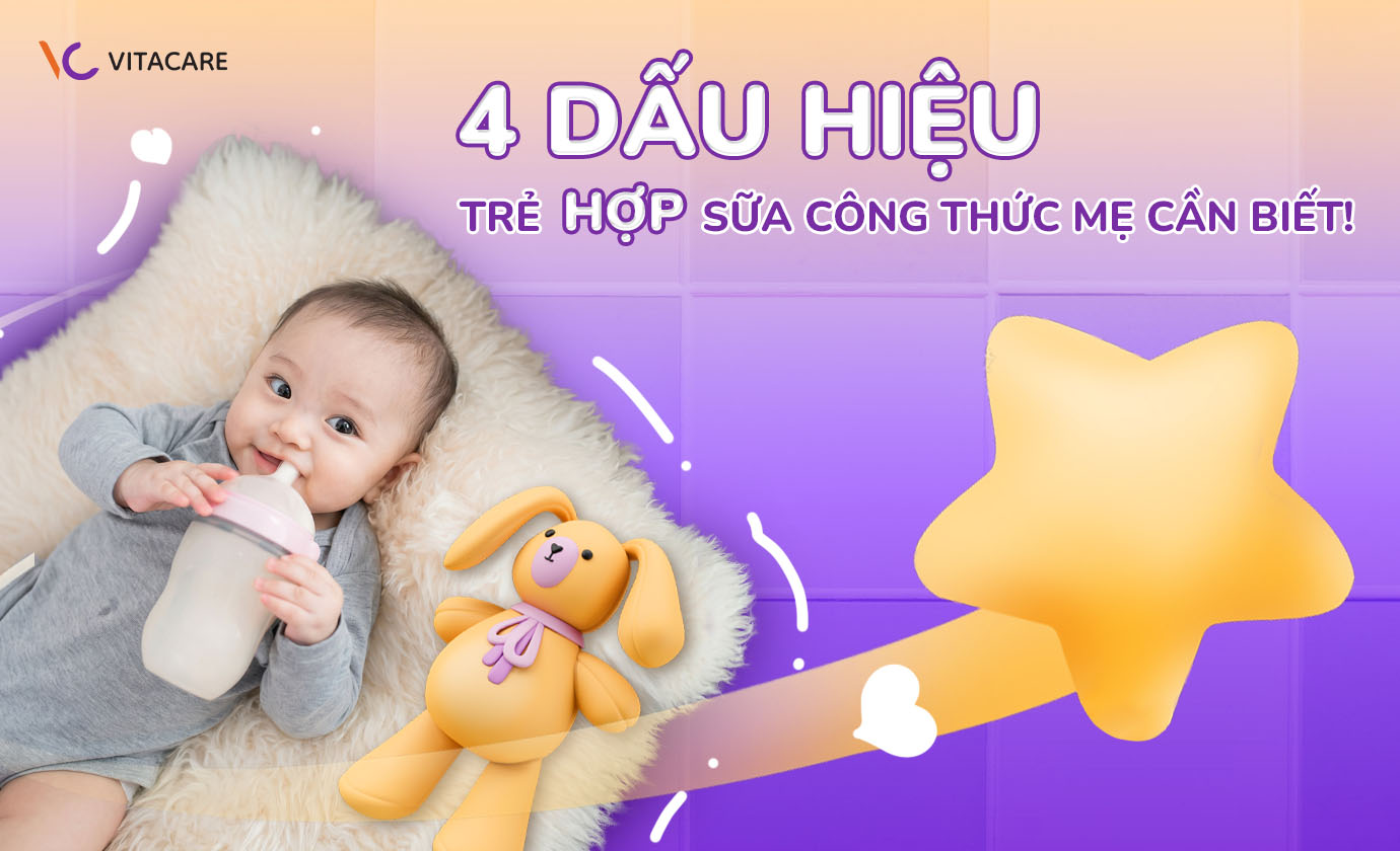 Trẻ hợp sữa công thức