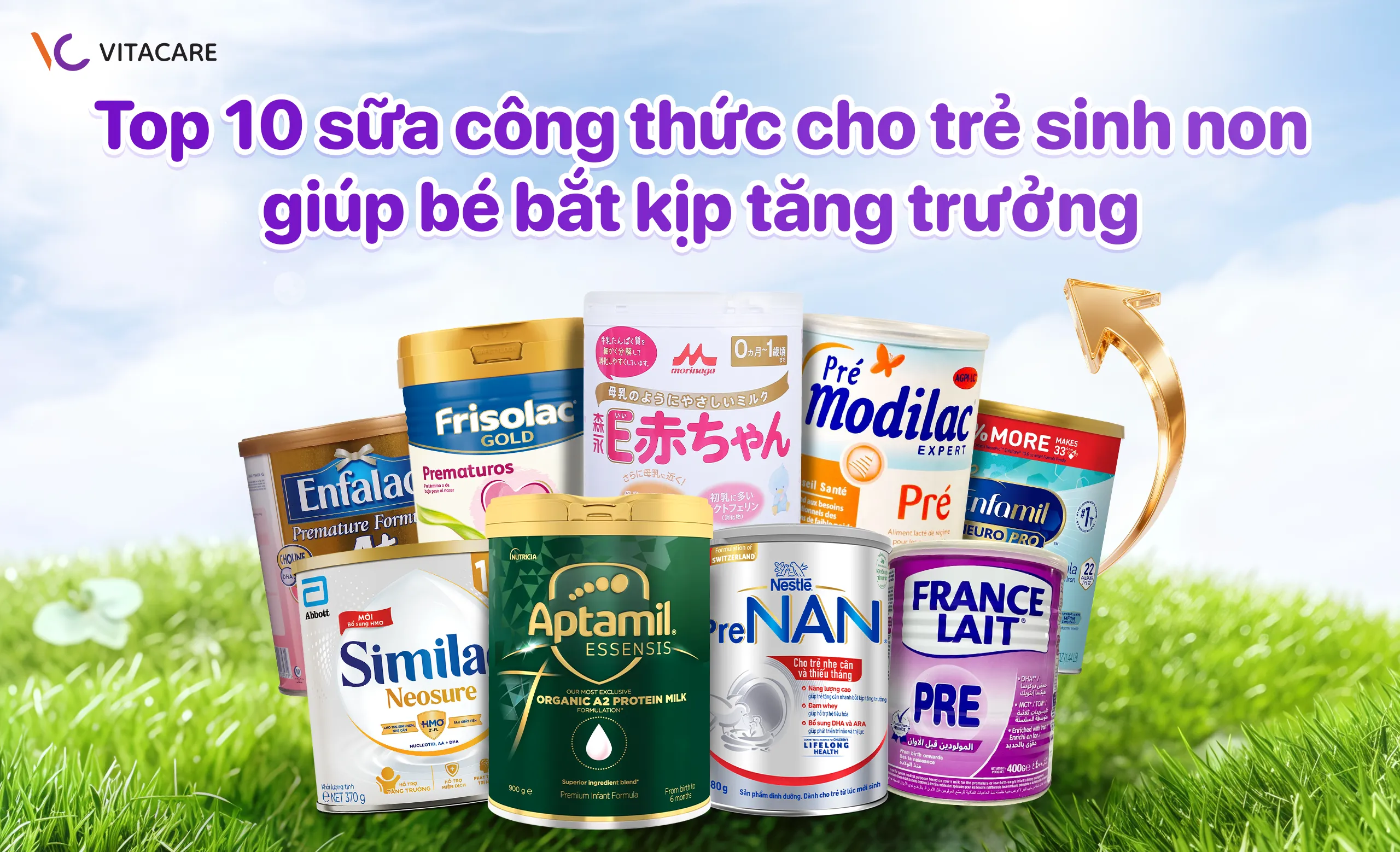 sữa công thức cho trẻ sinh non