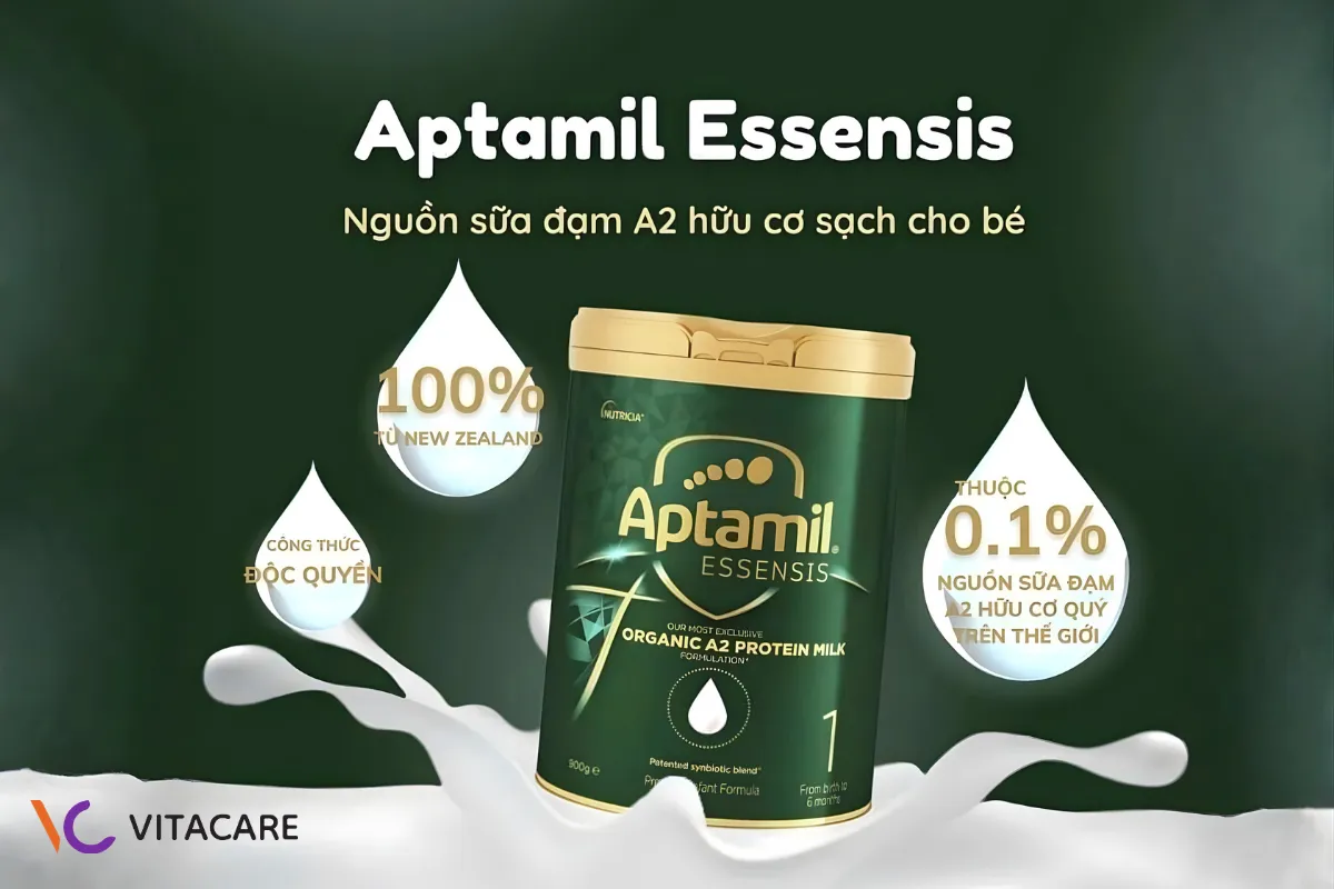 Sữa Aptamil Essensis Organic A2 Protein