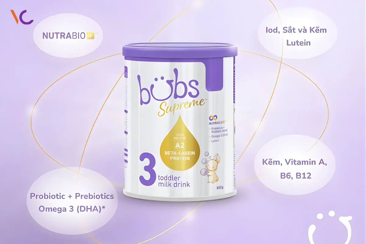 Sữa Bubs Supreme A2