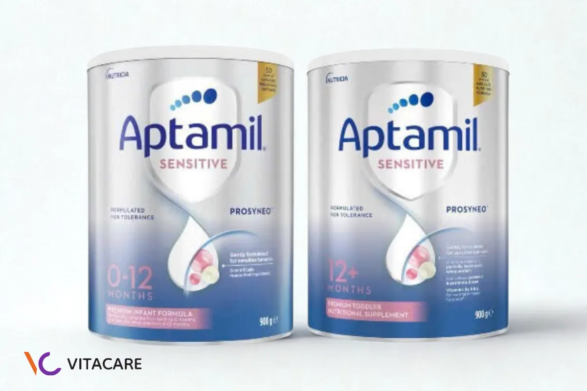 Sữa đạm thủy phân 1 phần Aptamil Sensitive Prosyneo Úc