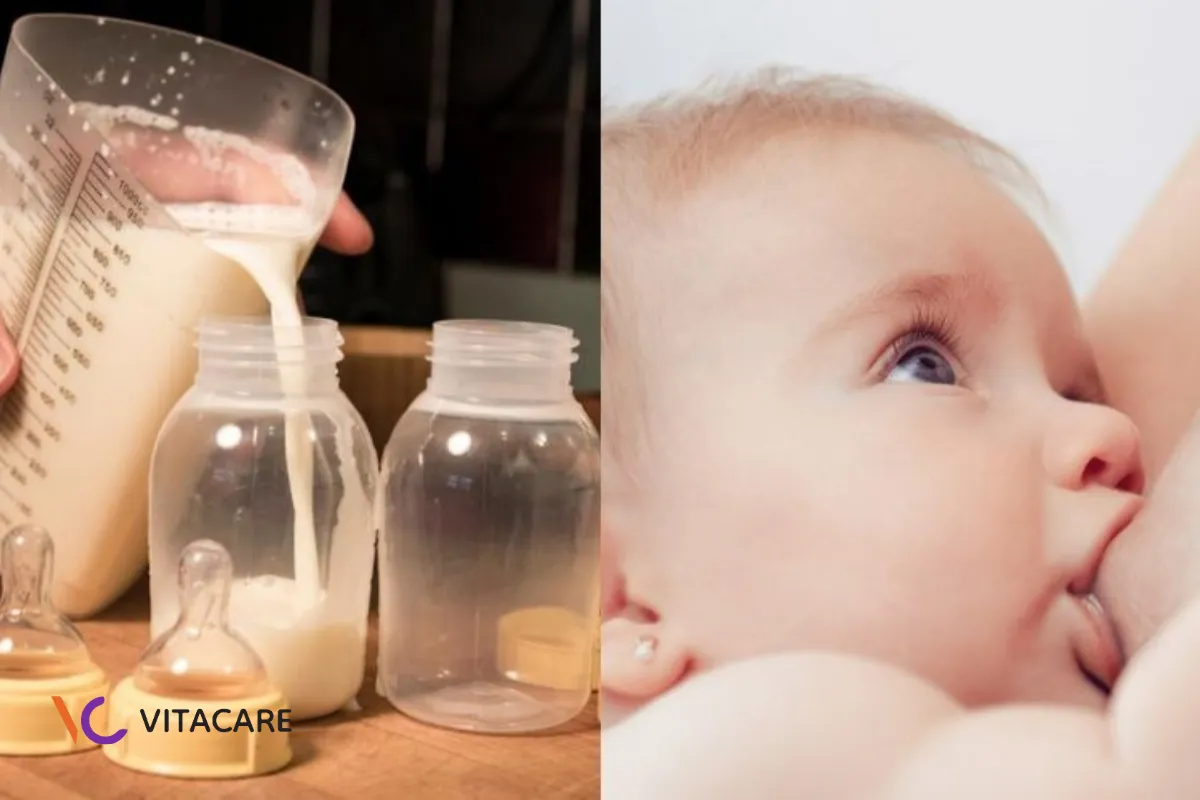 Sữa mẹ và sữa công thức uống cách nhau bao lâu