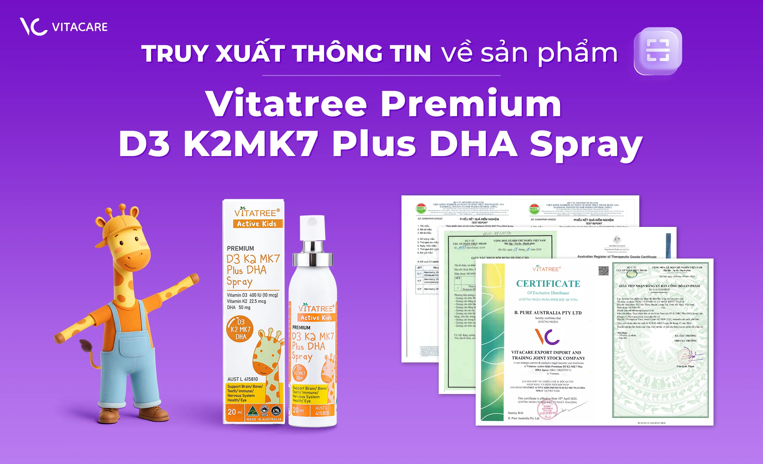 Truy xuất thông tin về sản phẩm D3K2