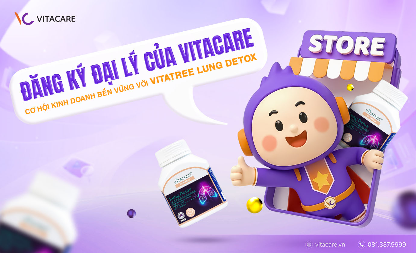 Tuyển đại lý phân phối Vitatree Lung Detox