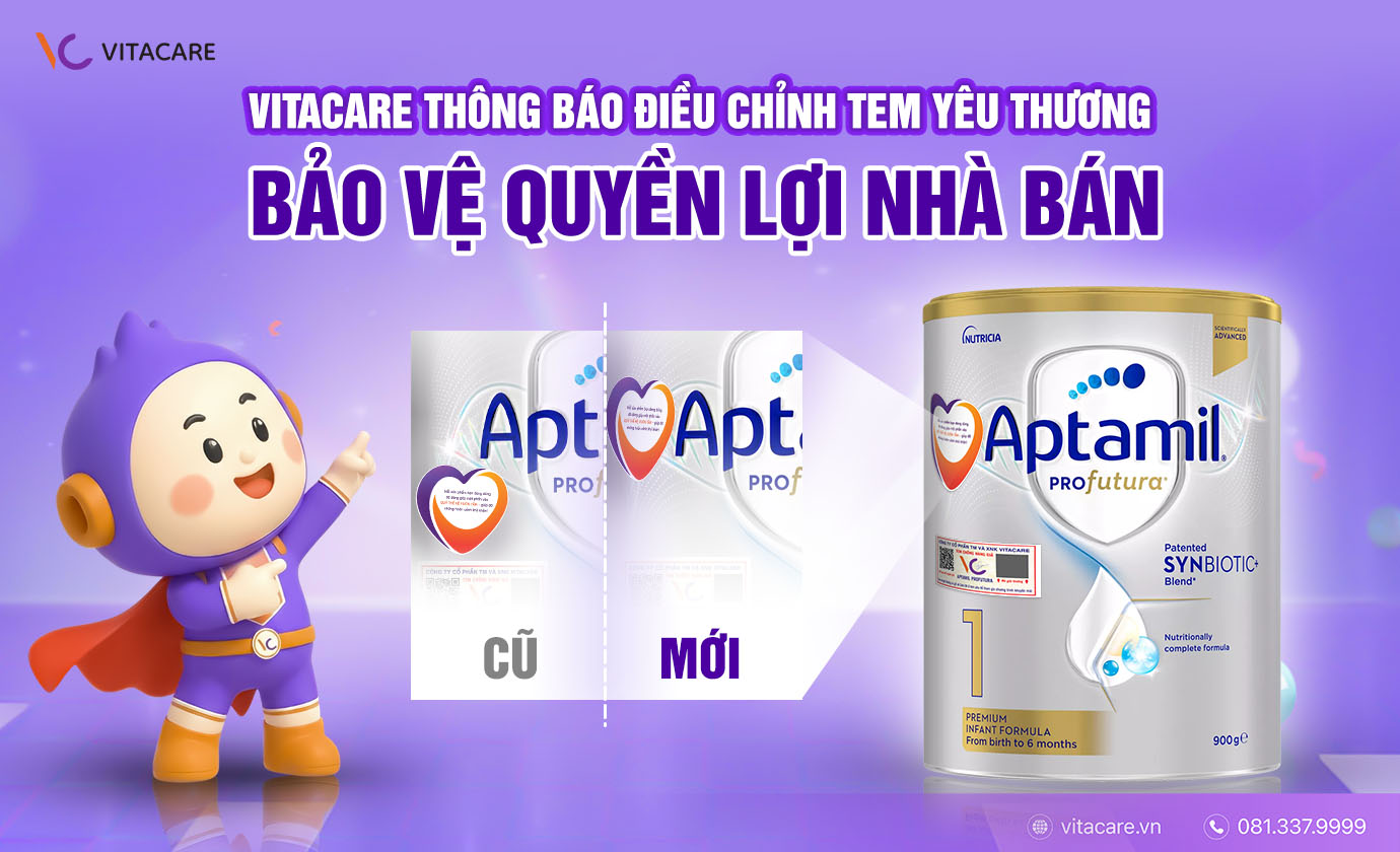 VitaCare Thông Báo Điều Chỉnh Tem Yêu Thương