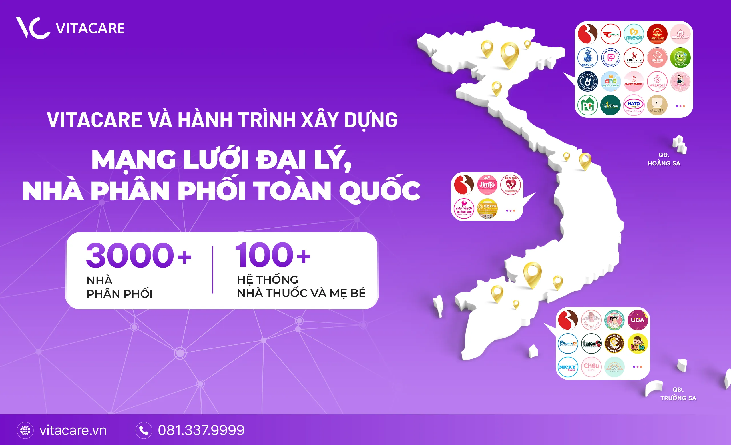 Hệ thống đại lý, nhà phân phối của VitaCare