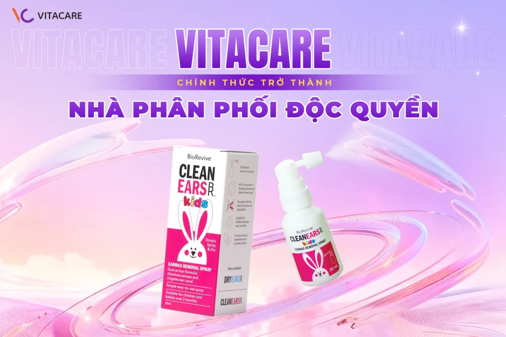 VitaCare phân phối độc quyền Clean Ears Kids 