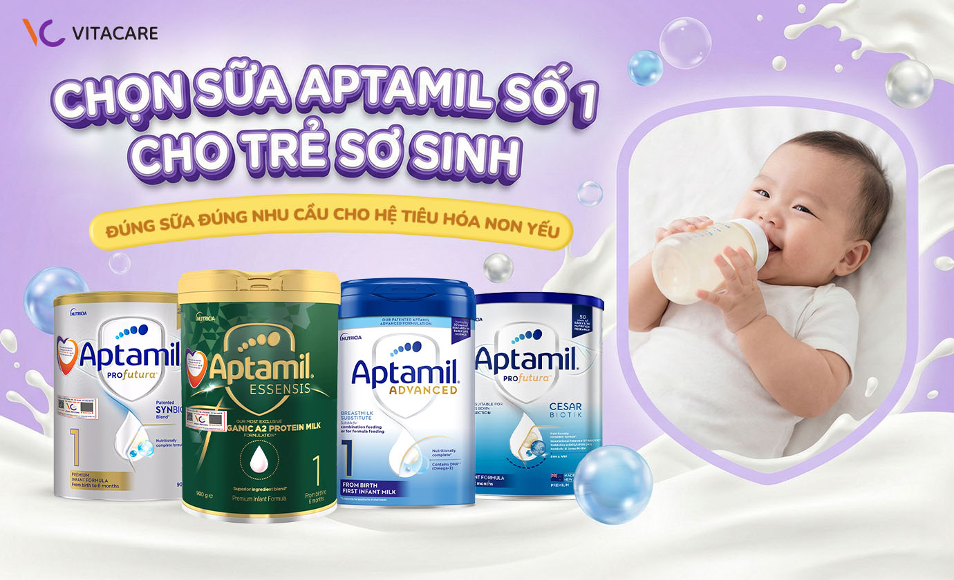 Aptamil cho trẻ sơ sinh