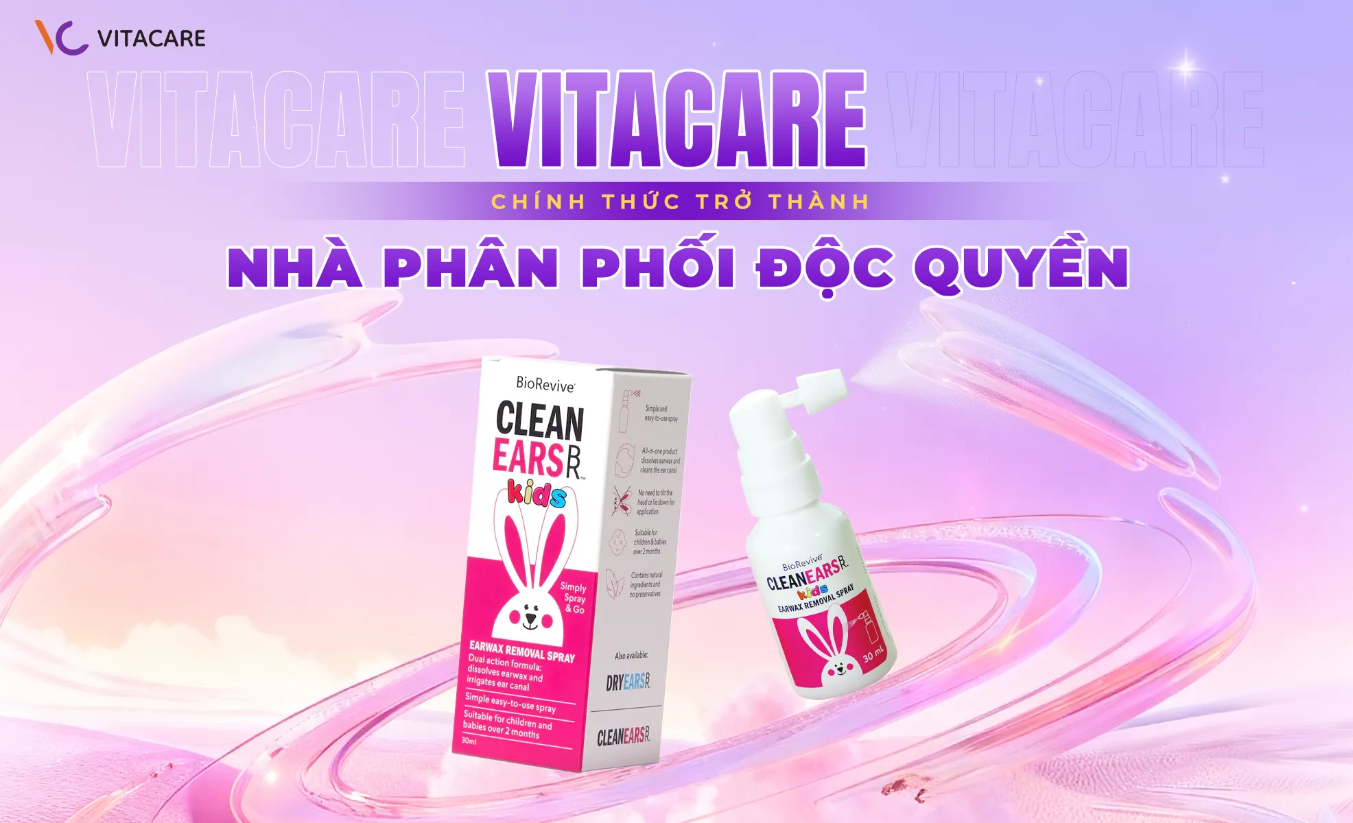 VitaCare phân phối độc quyền Clean Ears Kids