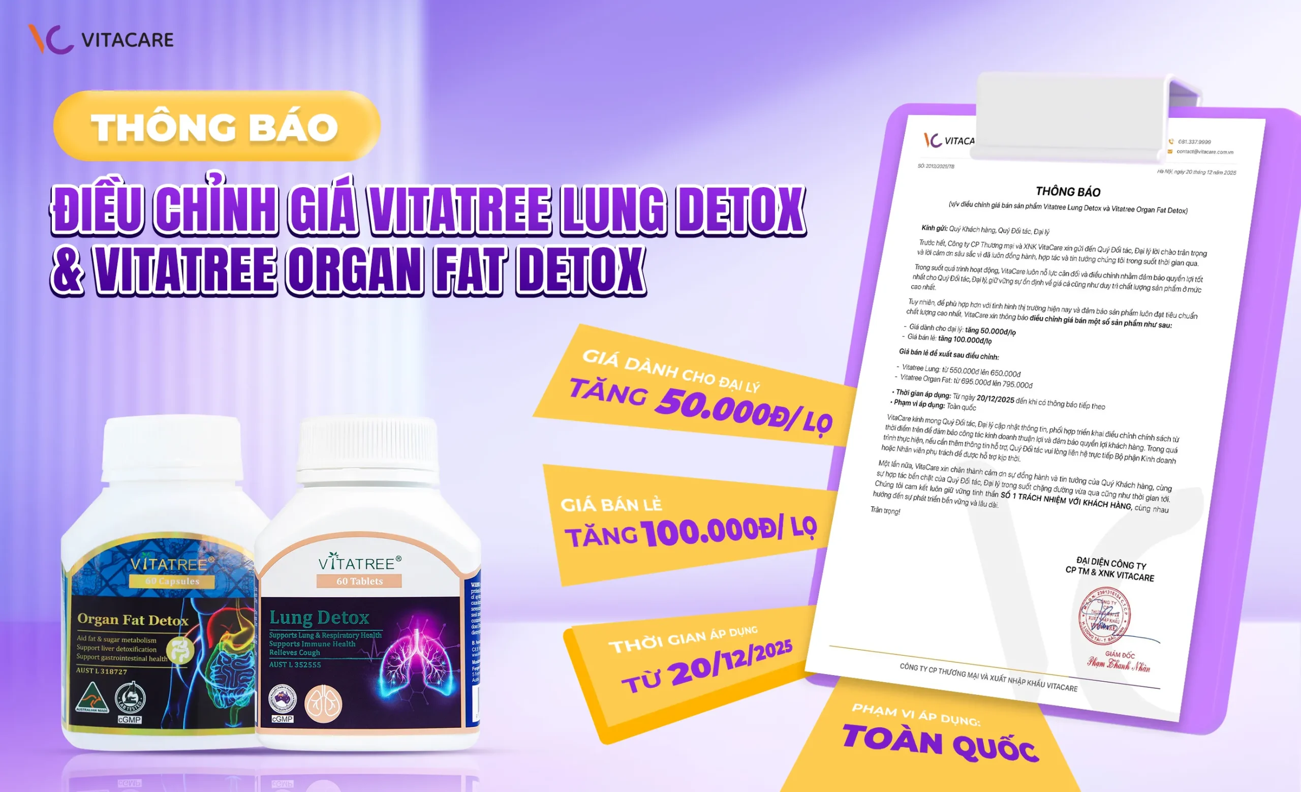 Điều chỉnh giá Lung và Fat Detox