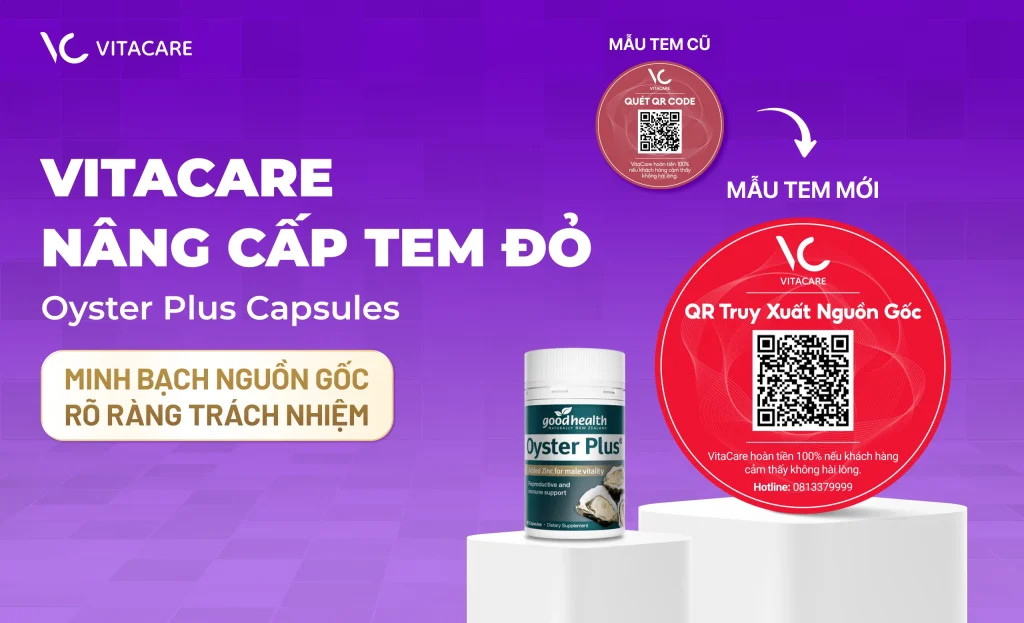 Tem Đỏ Oyster Plus Capsules minh bạch nguồn gốc, rõ ràng trách nhiệm