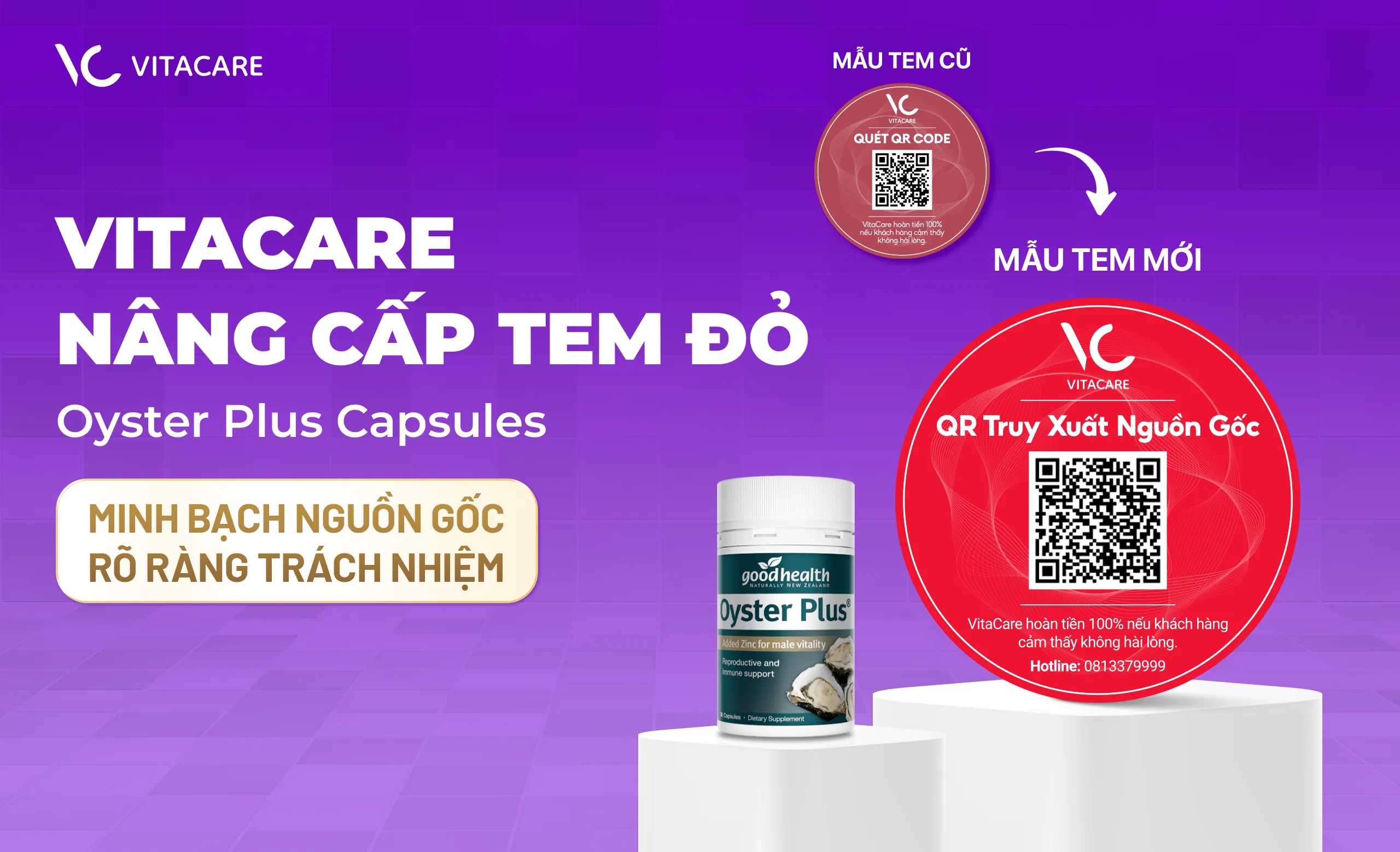 Tem Đỏ Oyster Plus Capsules