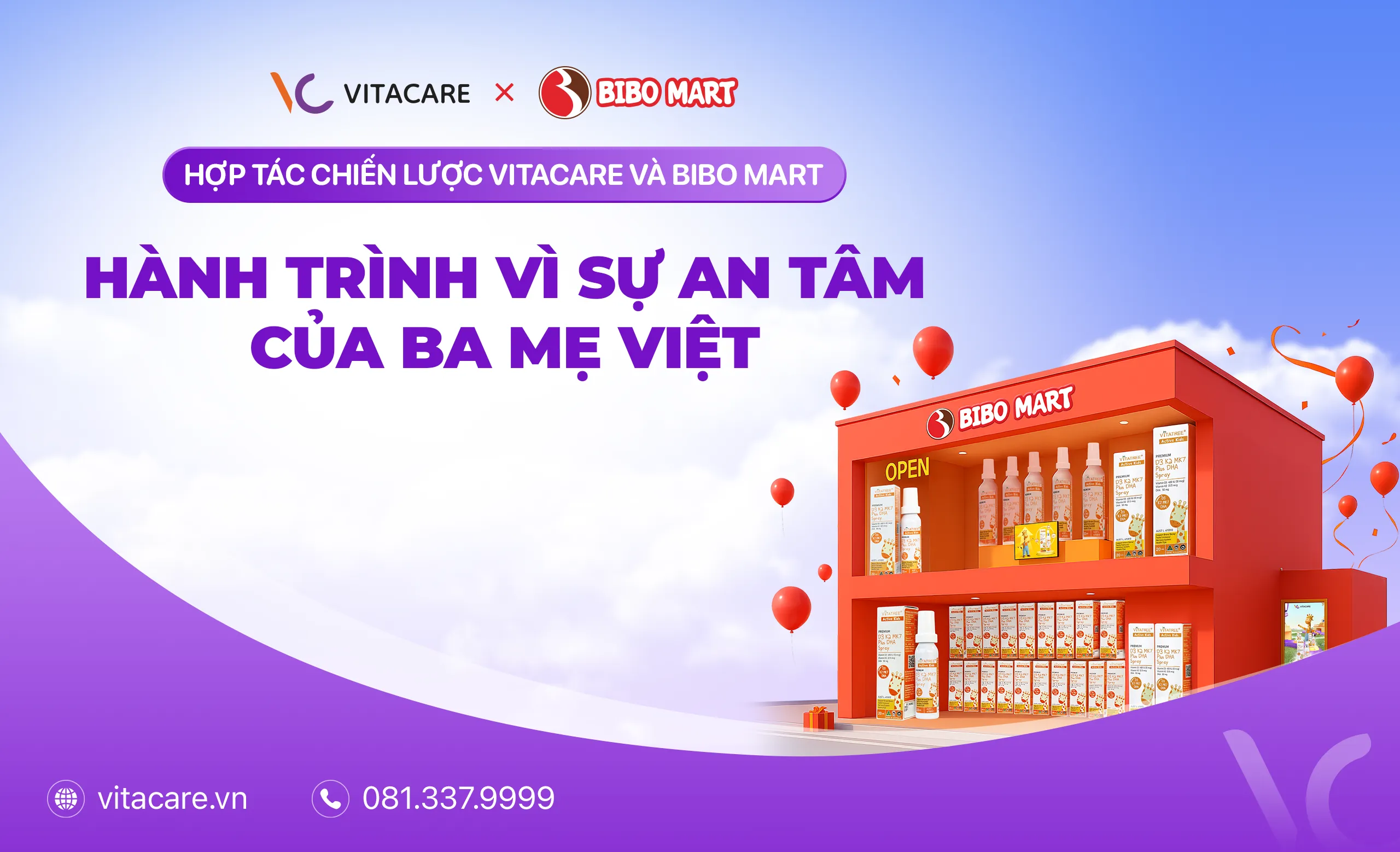 VitaCare hợp tác chiến lược với Bibomart