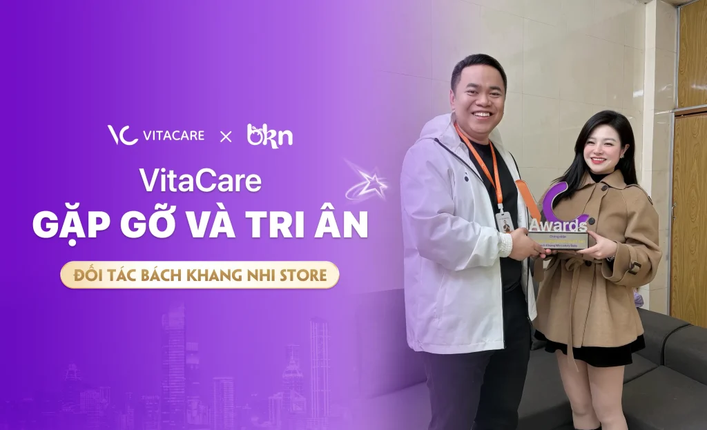 VitaCare đi gặp và tặng quà đối tác Bách Khang Nhi Store