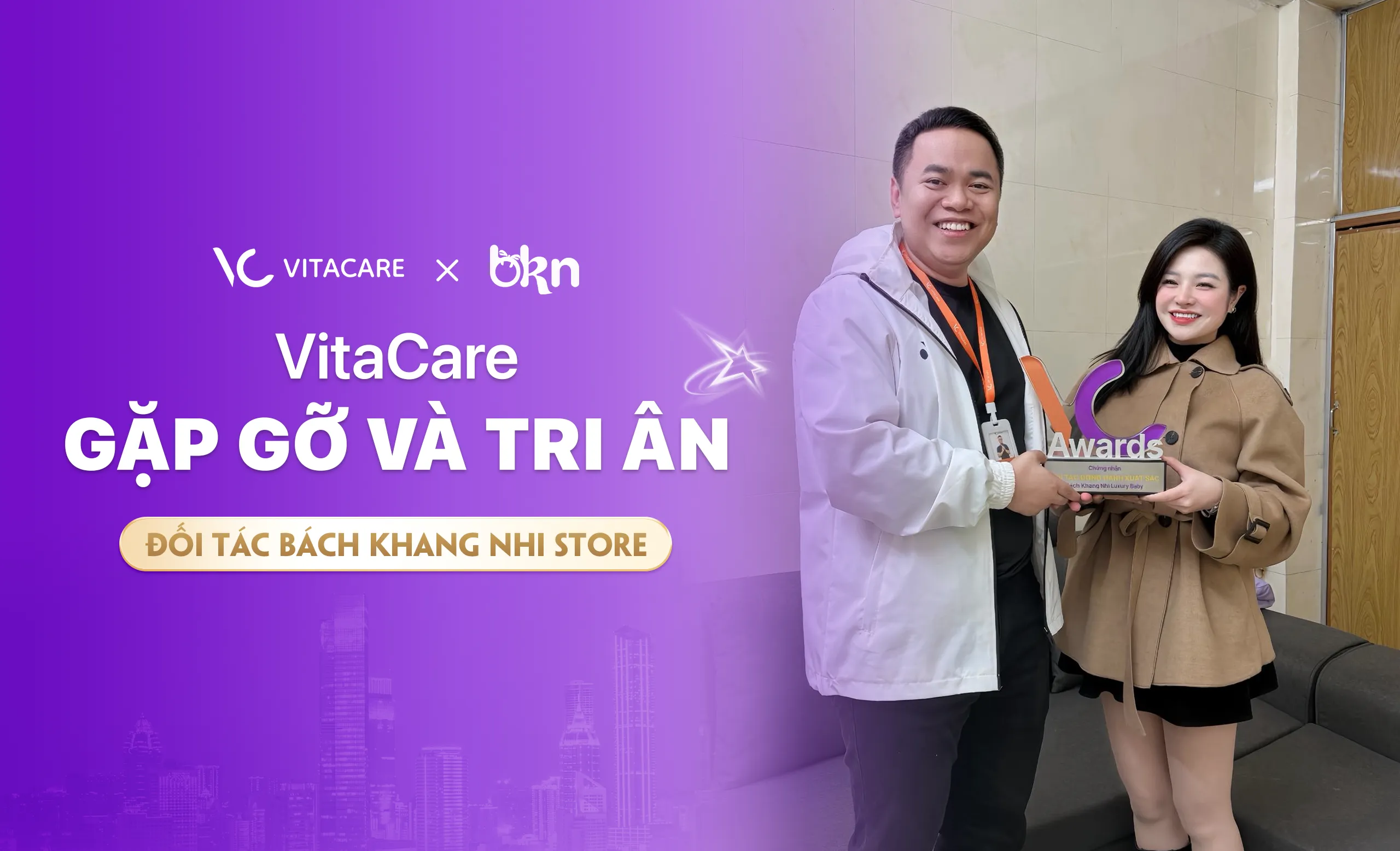 VitaCare đi gặp đối tác Bách Khang Nhi Store