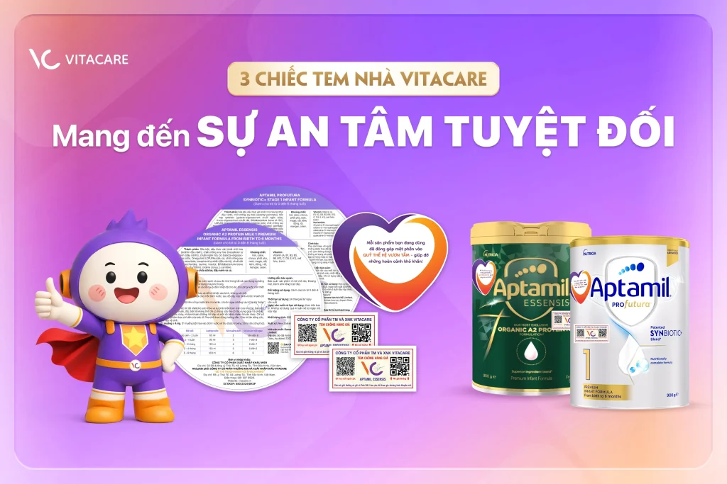 3 chiếc tem nhà VitaCare mang đến sự an tâm tuyệt đối