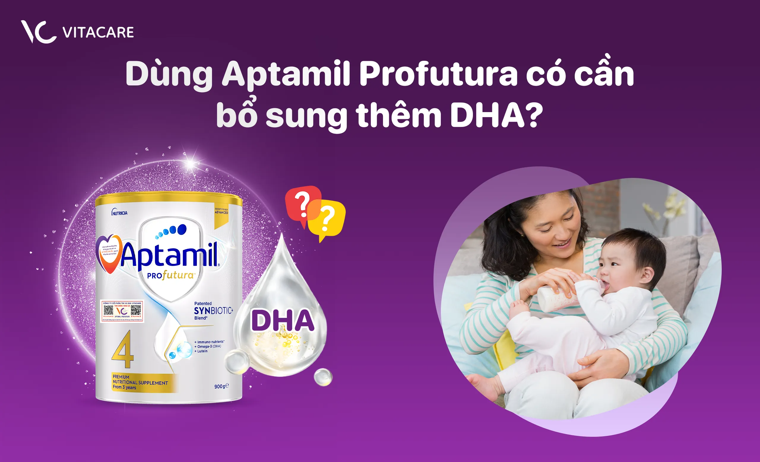 Dùng Aptamil Profutura có cần bổ sung thêm DHA