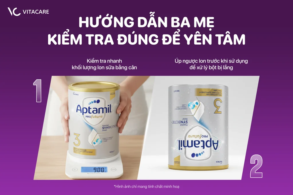Hướng dẫn ba mẹ kiểm tra đúng khối lượng sữa để yên tâm