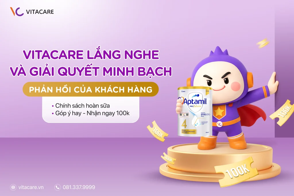 VitaCare luôn lắng nghe và giải quyết minh bạch từng phản hồi của khách hàng VitaCare luôn lắng nghe và giải quyết minh bạch từng phản hồi của khách hàng