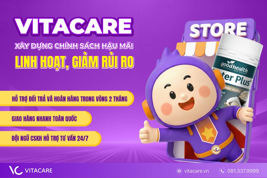 VitaCare xây dựng chính sách hậu mãi linh hoạt, hấp dẫn