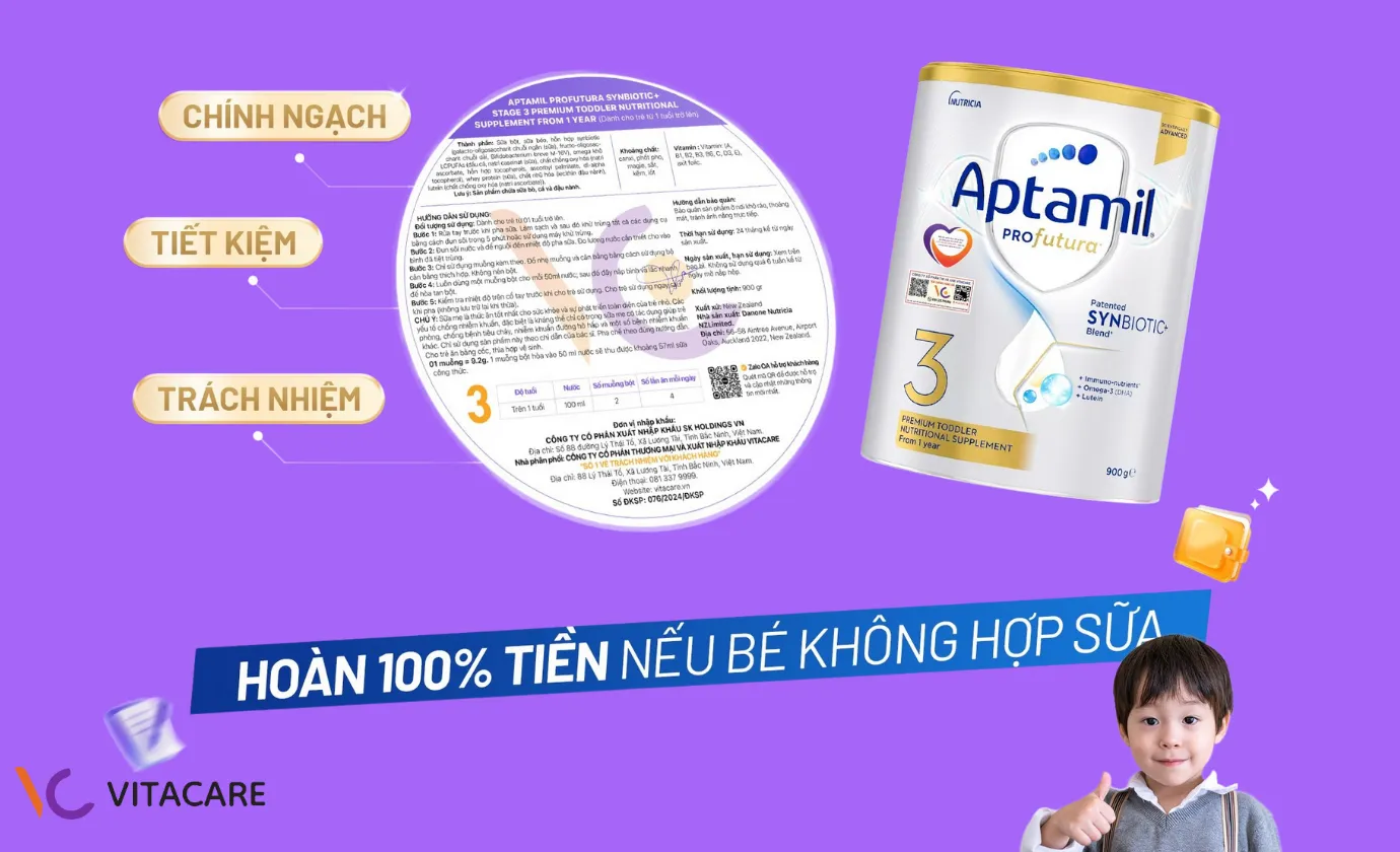 Hiểu đúng vai trò của tem phụ trên lon sữa Aptamil để đảm bảo an toàn cho con