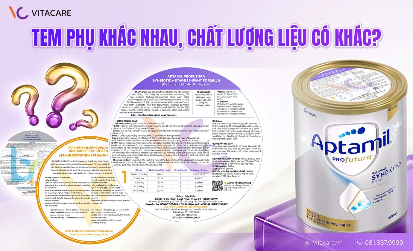 Tem phụ khác nhau, chất lượng liệu có khác