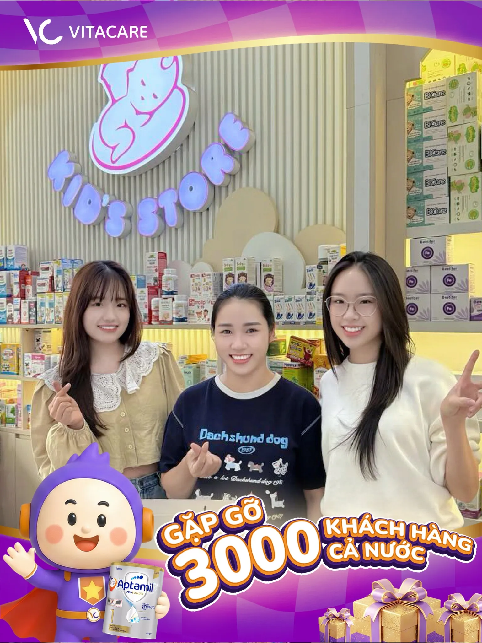 VitaCare gặp gỡ và tặng quà Kid’s Store