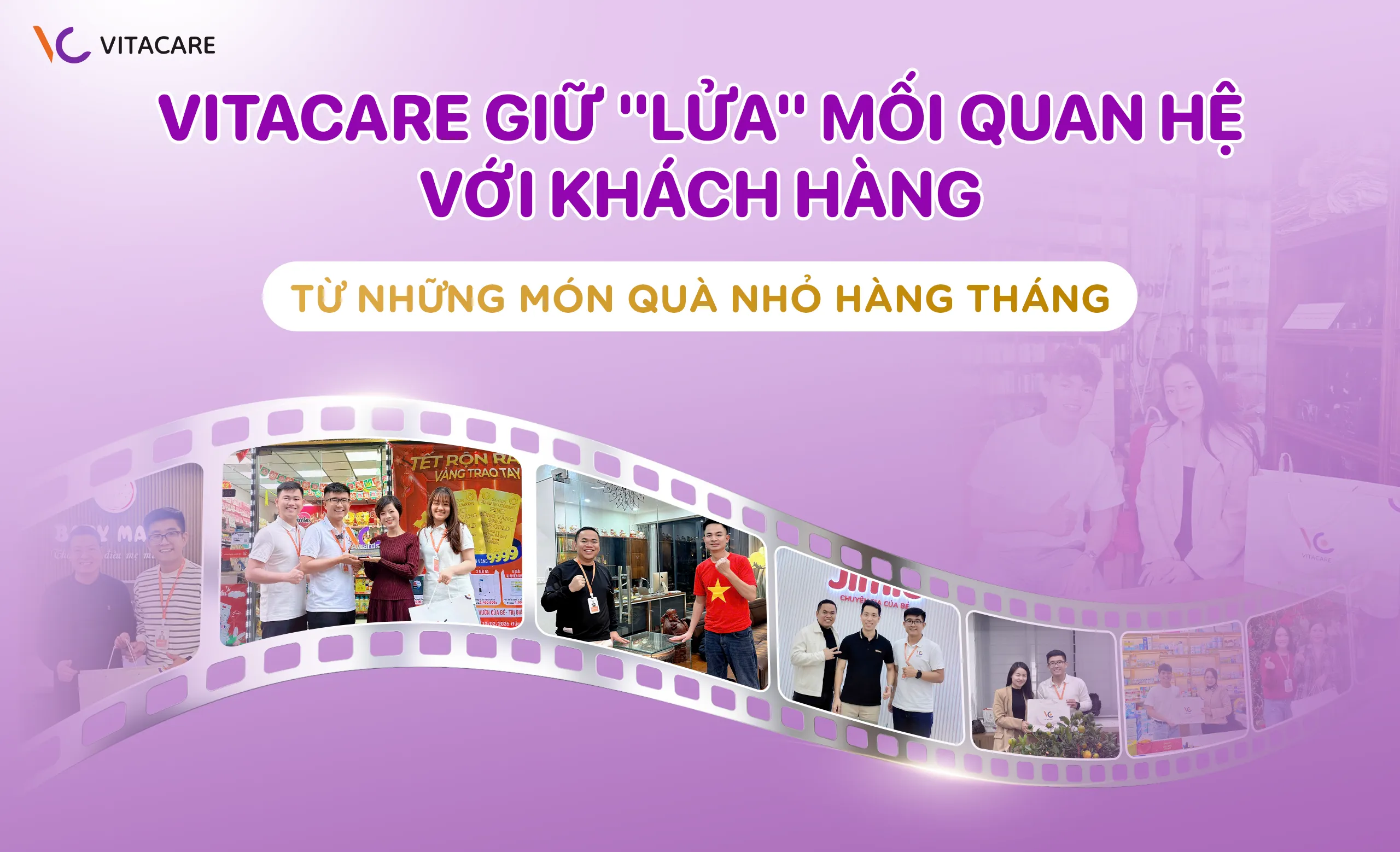 VitaCare tặng quà Tết khách hàng